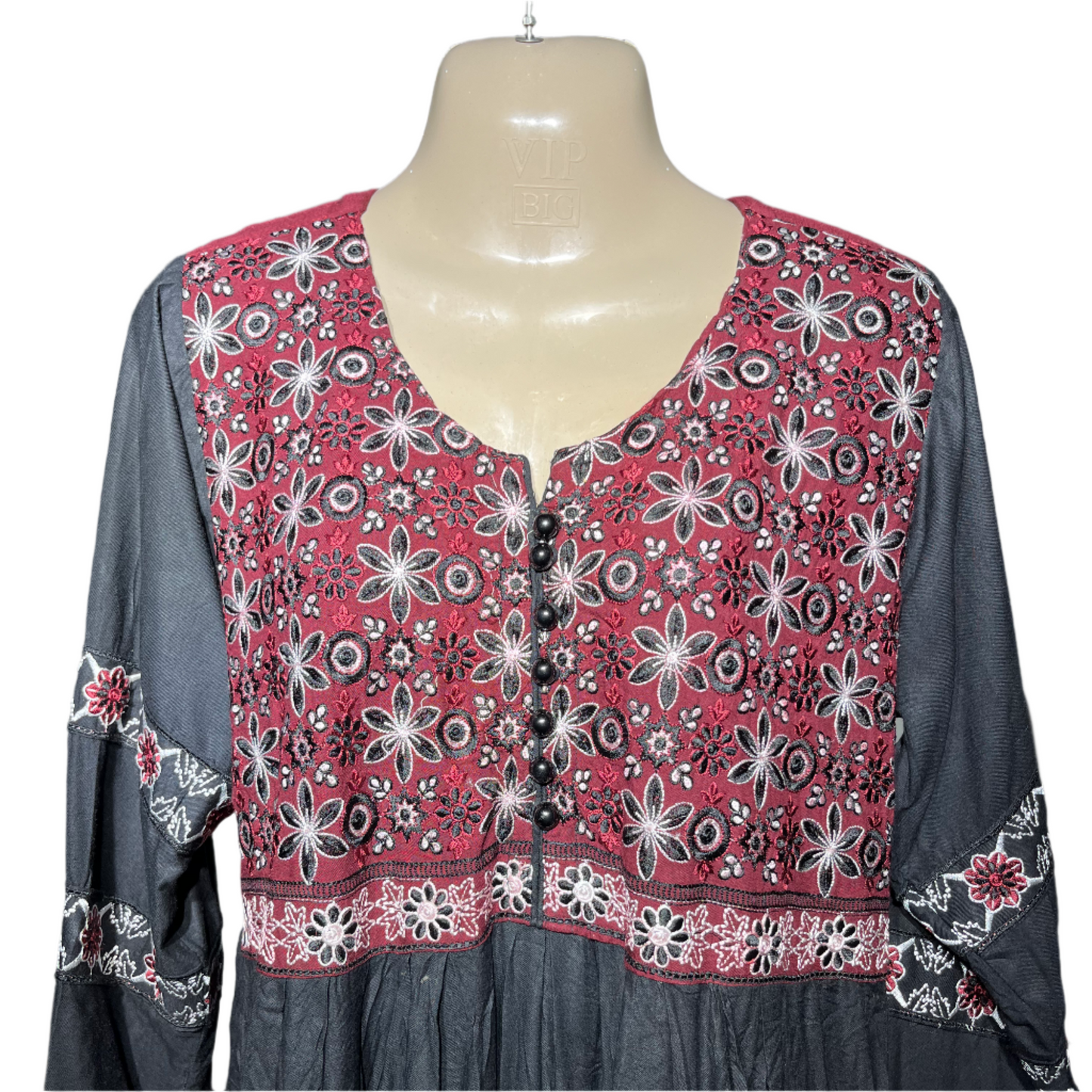 Black and White Printed Women’s Kurti #698