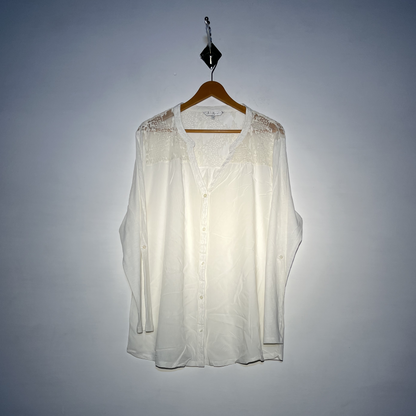 RJR John Rocha Women White Blouse #2831