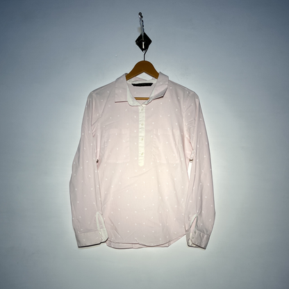 Zara Basic Women Baby Pink Blouse #2833