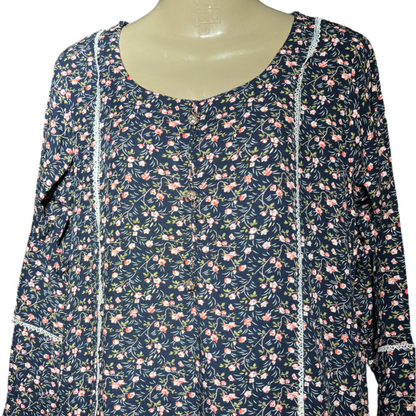 Zellash Printed Kurti for Ladies #731