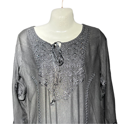 Hayaat's Embroidered Kurti for Women #729