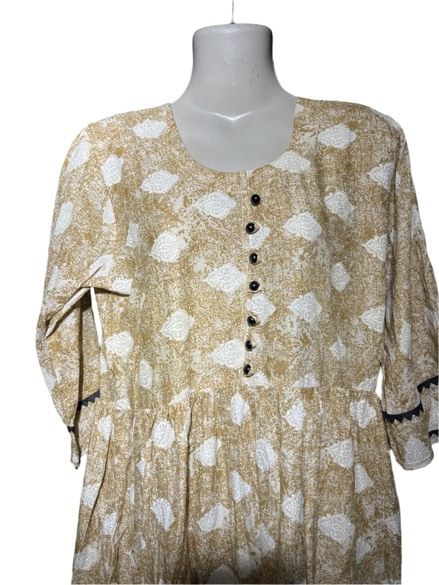 Ladies Classic Black Kurti #724