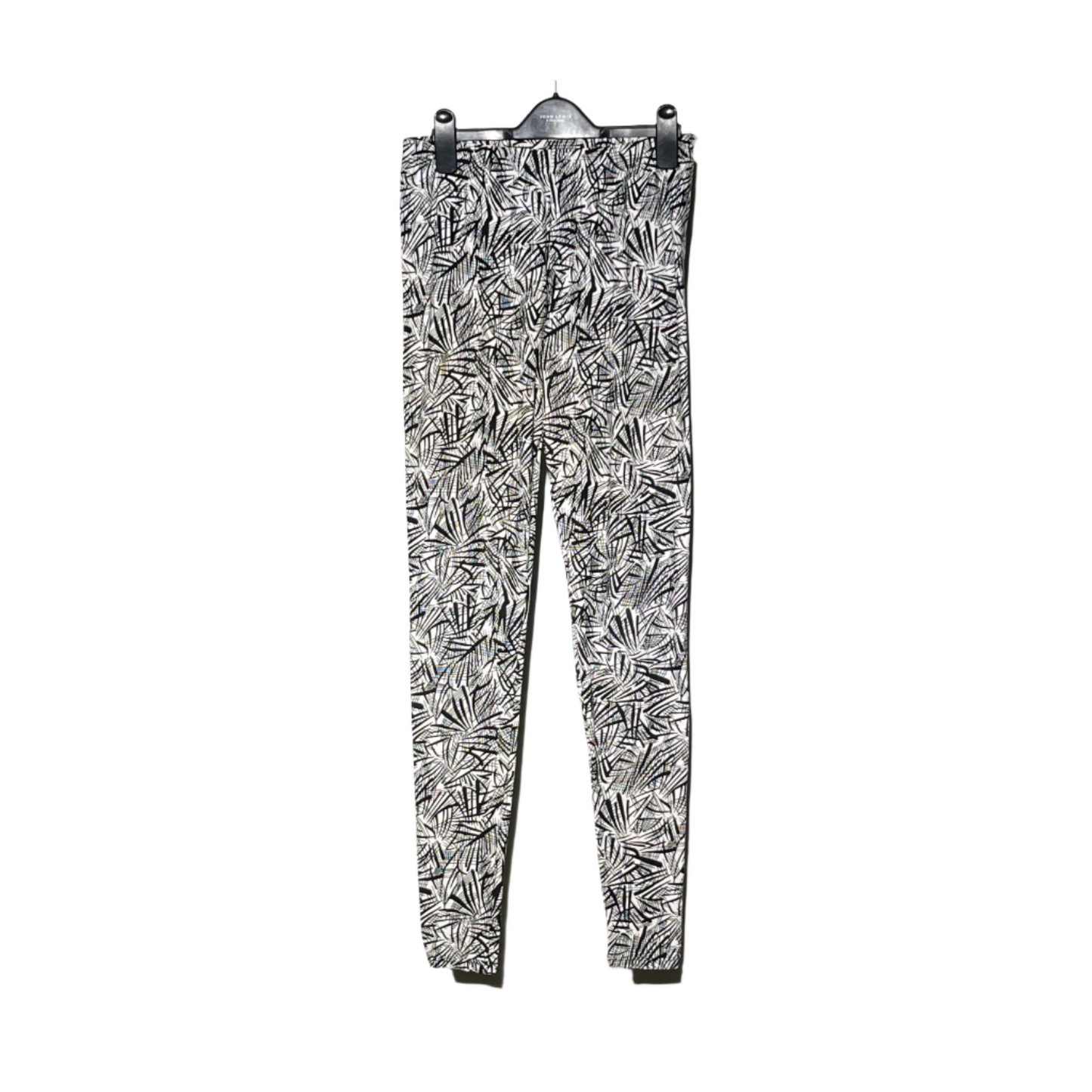 Women's Black Printed Tights #752