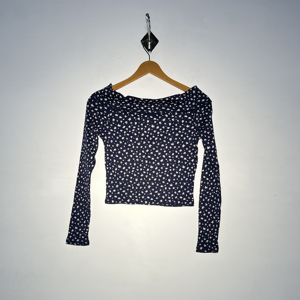 H&M Women Floral Croptop #2826