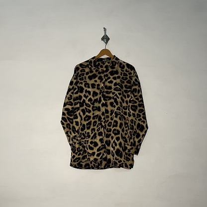 Missguided Women Tiger Print Blouse #2851
