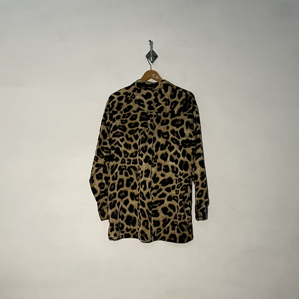 Missguided Women Tiger Print Blouse #2851