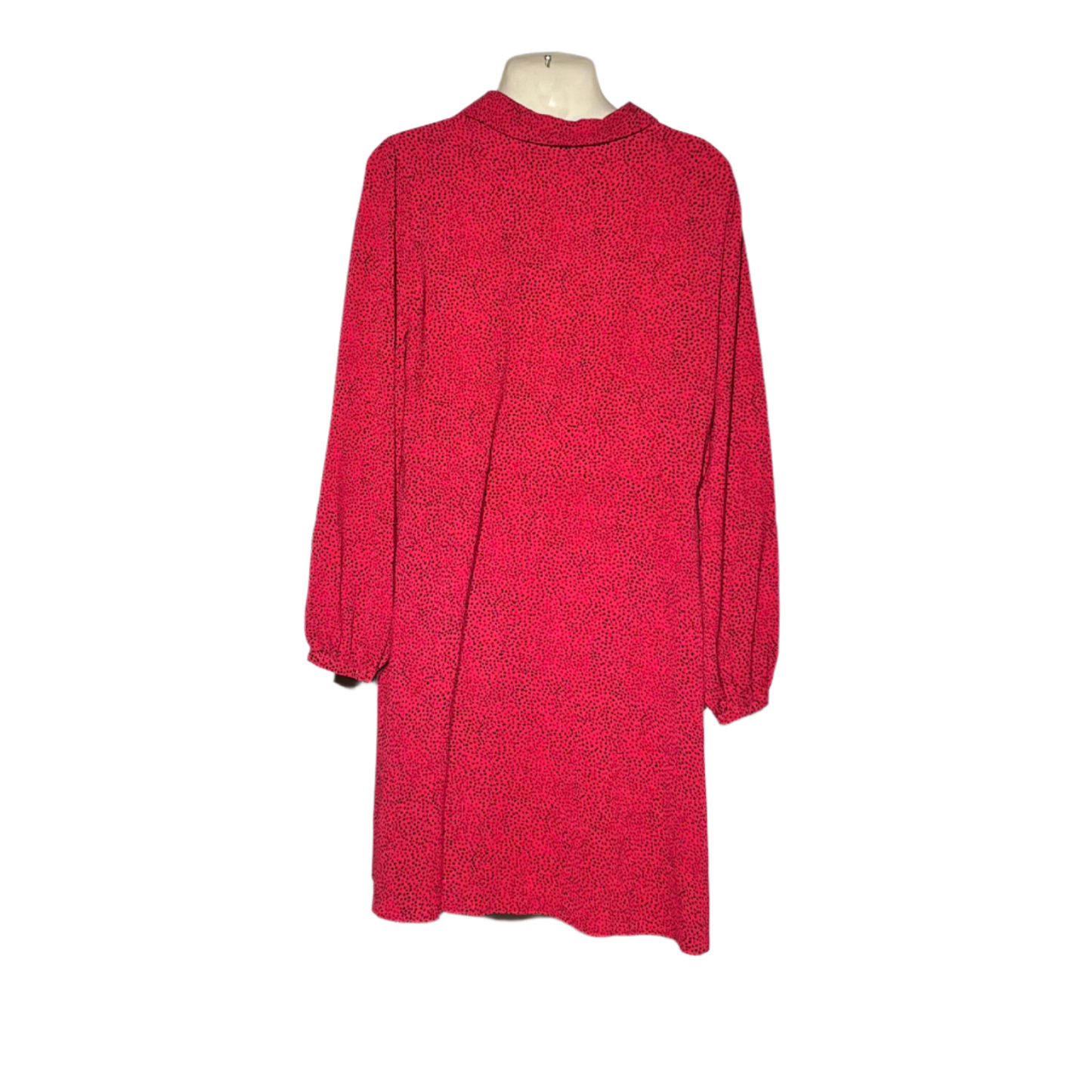 Red and black Casual Long Dress #823