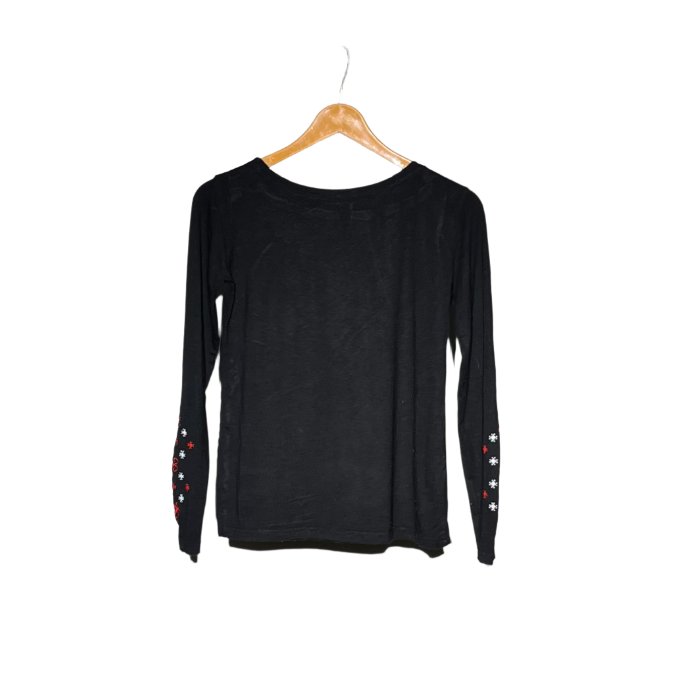 Black and Red Ladies T-Shirt #856