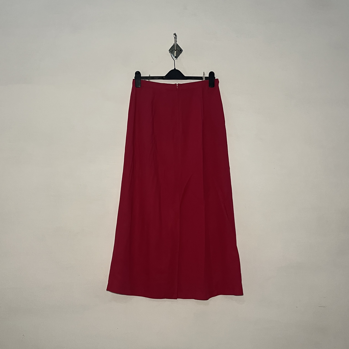 Dark Red Women Elegant Skirt #2984