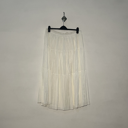 White Women Casual Skirt #2966