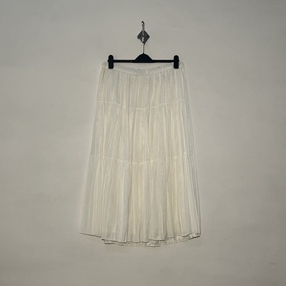 White Women Casual Skirt #2966