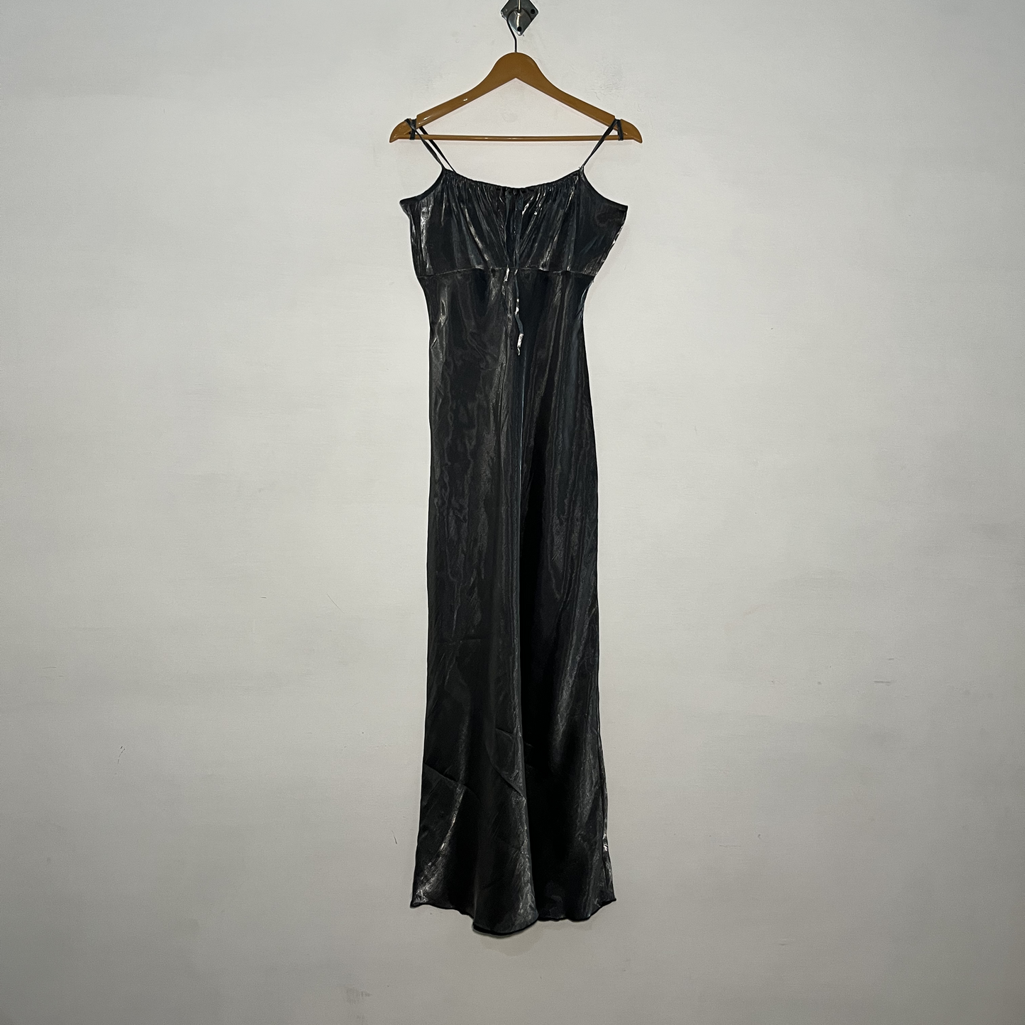 Metallic Gray Women's Maxi Dress #3021