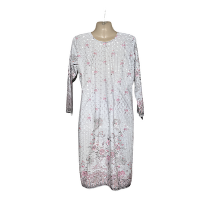 Gray and pink Ladies Kurti #994