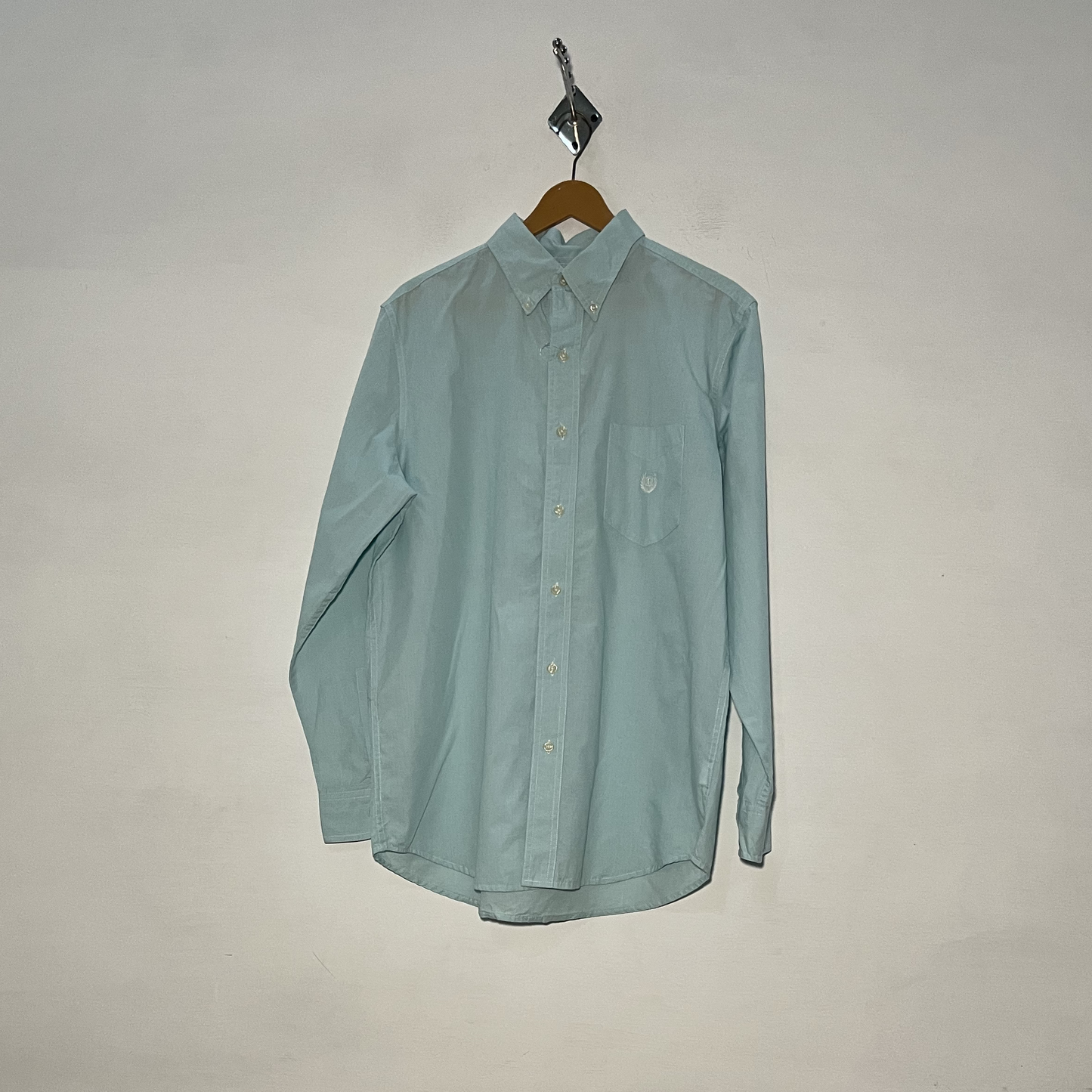 Chaps Men's Casual Dress Shirt – Sky Blue Preloved #3096