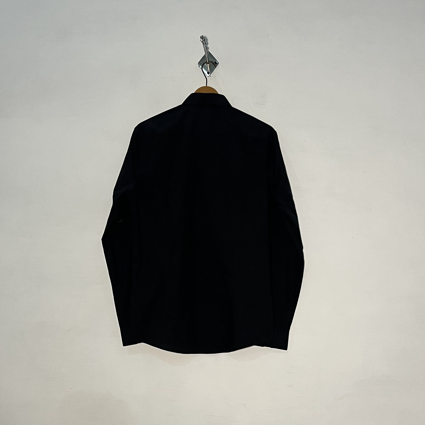 Burton Menswear Men's Casual Dress Shirt – Black Preloved #3093