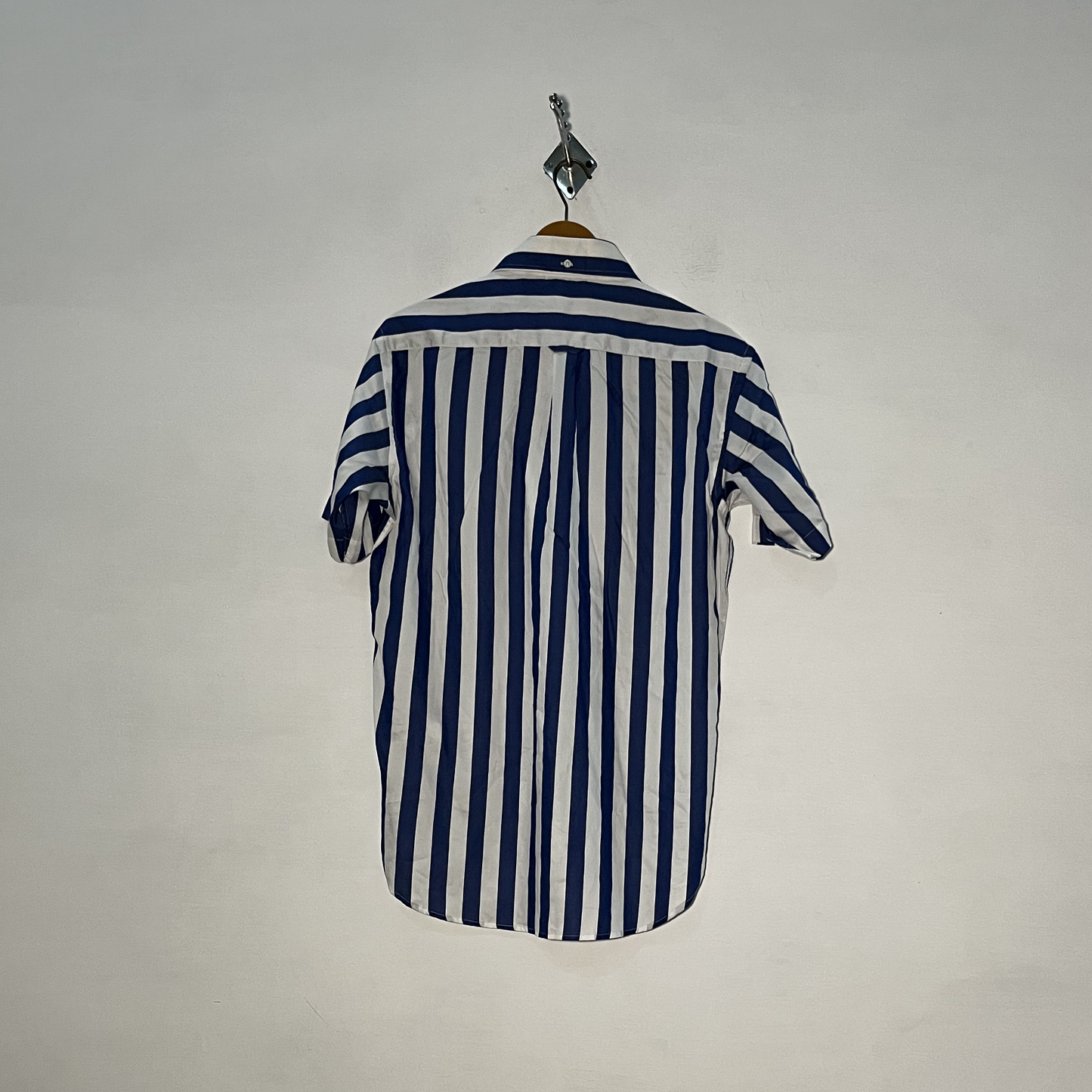 Viyella Men's Striped Dress Shirt – Blue Preloved #3098