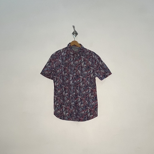 M&S Men's Floral Dress Shirt – Printed Preloved #3085