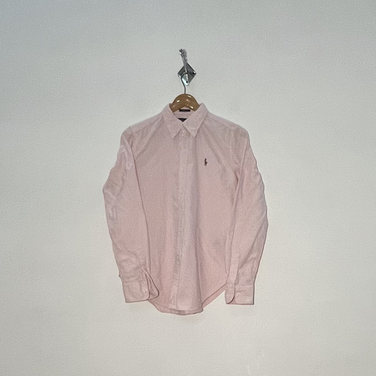 Ralph Lauren Men's Striped Dress Shirt – Pink Preloved #3087