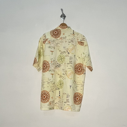 Yamla Resort Wear Men's Printed Dress Shirt – Multicolor #3094
