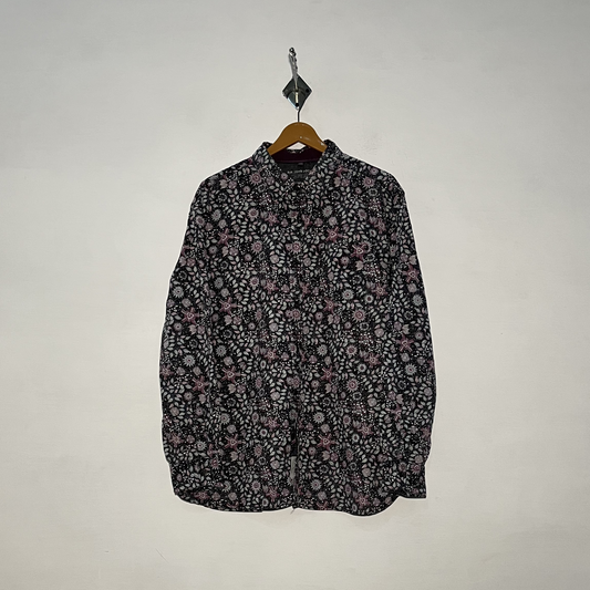 RJR John Rocha Men's Floral Cotton Shirt – Casual Preloved #3115