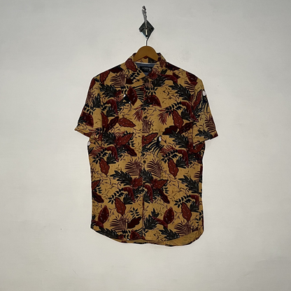 Limited Men's Casual Cotton Shirt – Floral Preloved #3102
