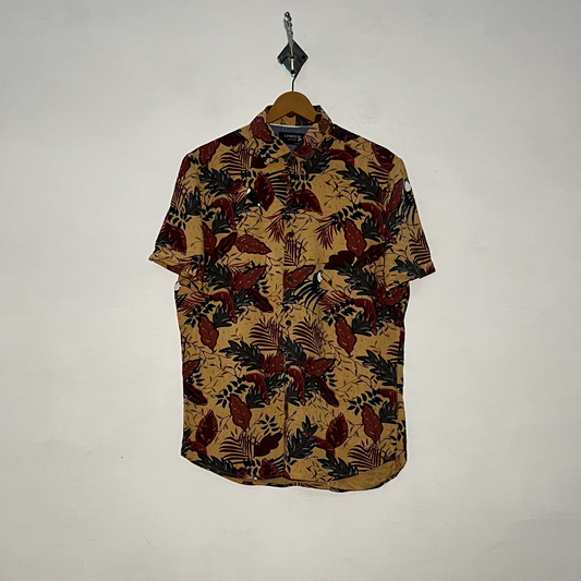 Limited Men's Casual Cotton Shirt – Floral Preloved #3102