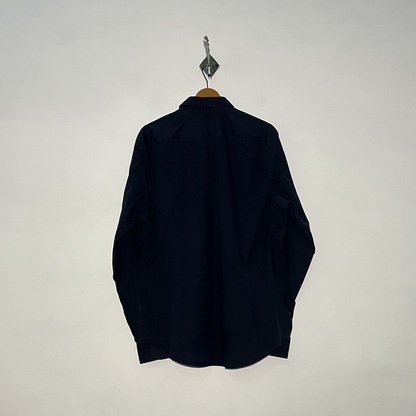 Tommy Hilfiger Men's Casual Cotton Shirt – Dark Blue Preloved #3119