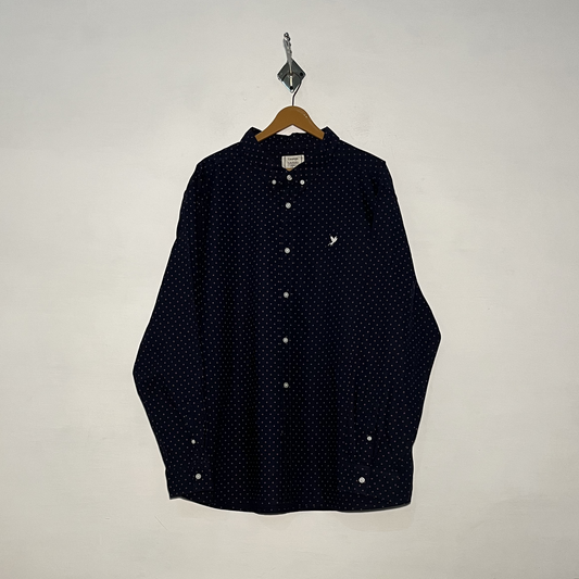 George Men's Casual Cotton Shirt – Polka Dot Preloved #3108