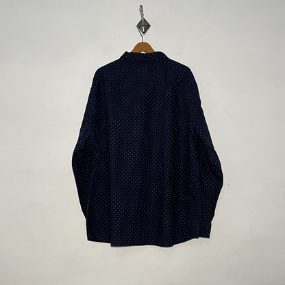 George Men's Casual Cotton Shirt – Polka Dot Preloved #3108