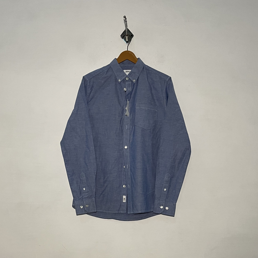 Burton Menswear Men's Casual Cotton Shirt – Sky Blue Preloved #3120