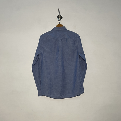 Burton Menswear Men's Casual Cotton Shirt – Sky Blue Preloved #3120