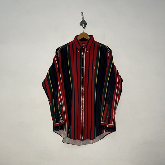 Ralph Lauren Men's Striped Cotton Shirt – Casual Preloved #3118