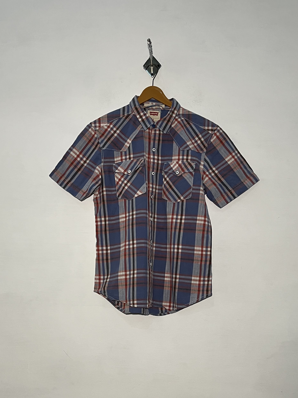 Levi's Men's Checked Cotton Shirt – Casual Preloved #3114