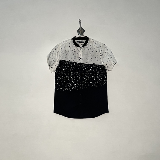Next Kids Printed Summer Outfit – White Black Preloved #3129