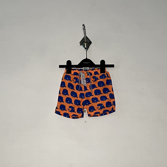 M Kids Printed Summer Outfit – Orange Blue Preloved #3126