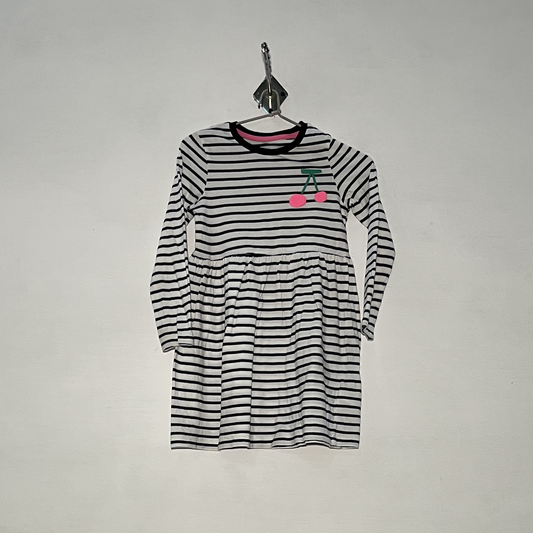 M&S Kids Striped Summer Outfit – White & Black Preloved #3156