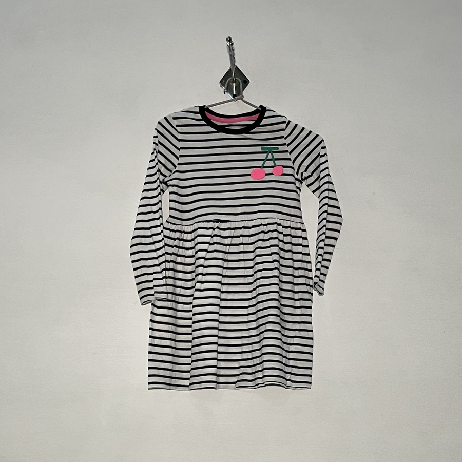 M&S Kids Striped Summer Outfit – White & Black Preloved #3156