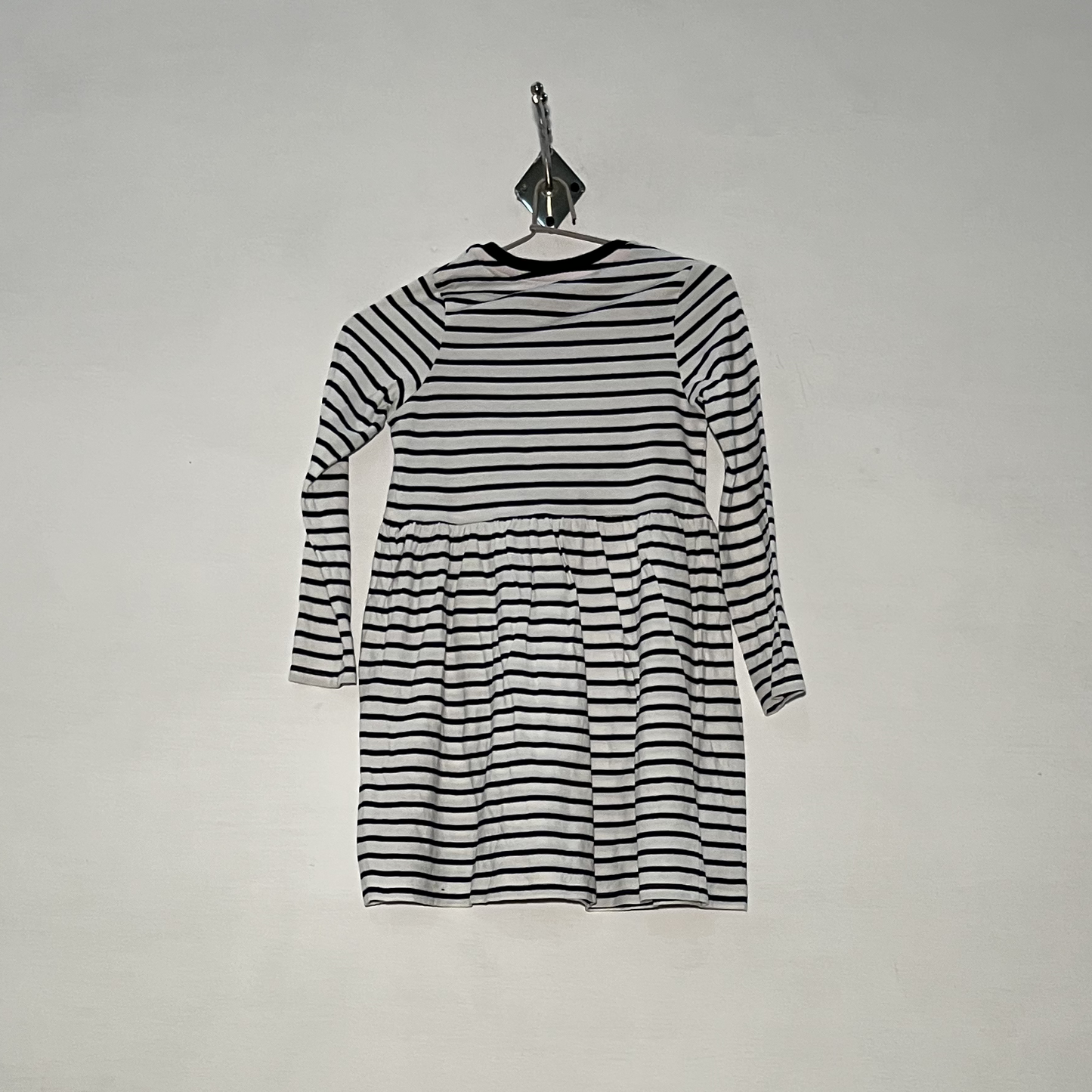 M&S Kids Striped Summer Outfit – White & Black Preloved #3156