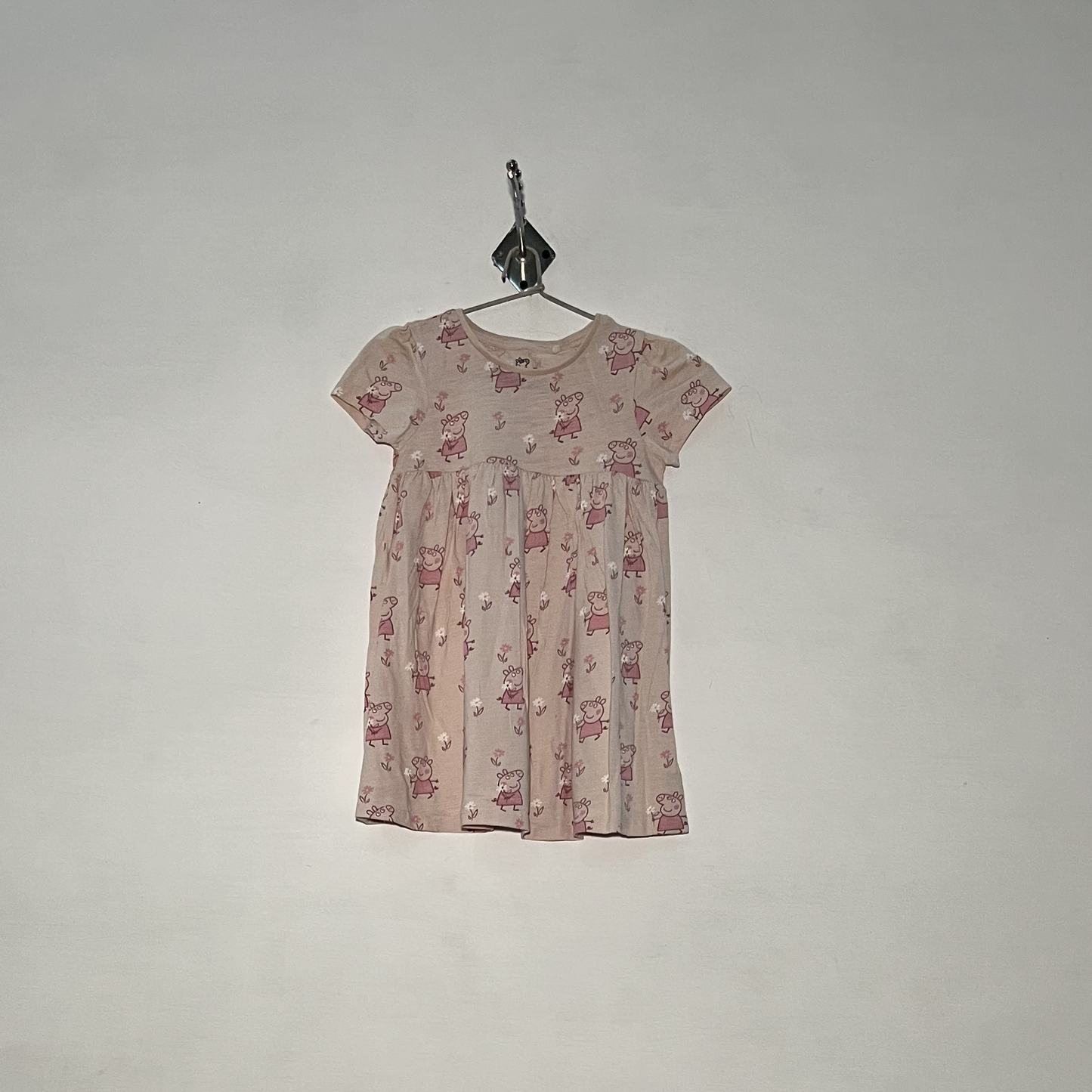 Peppa Pig Kids Printed Summer Outfit – Baby Pink Preloved #3147