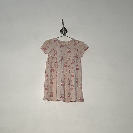 Peppa Pig Kids Printed Summer Outfit – Baby Pink Preloved #3147