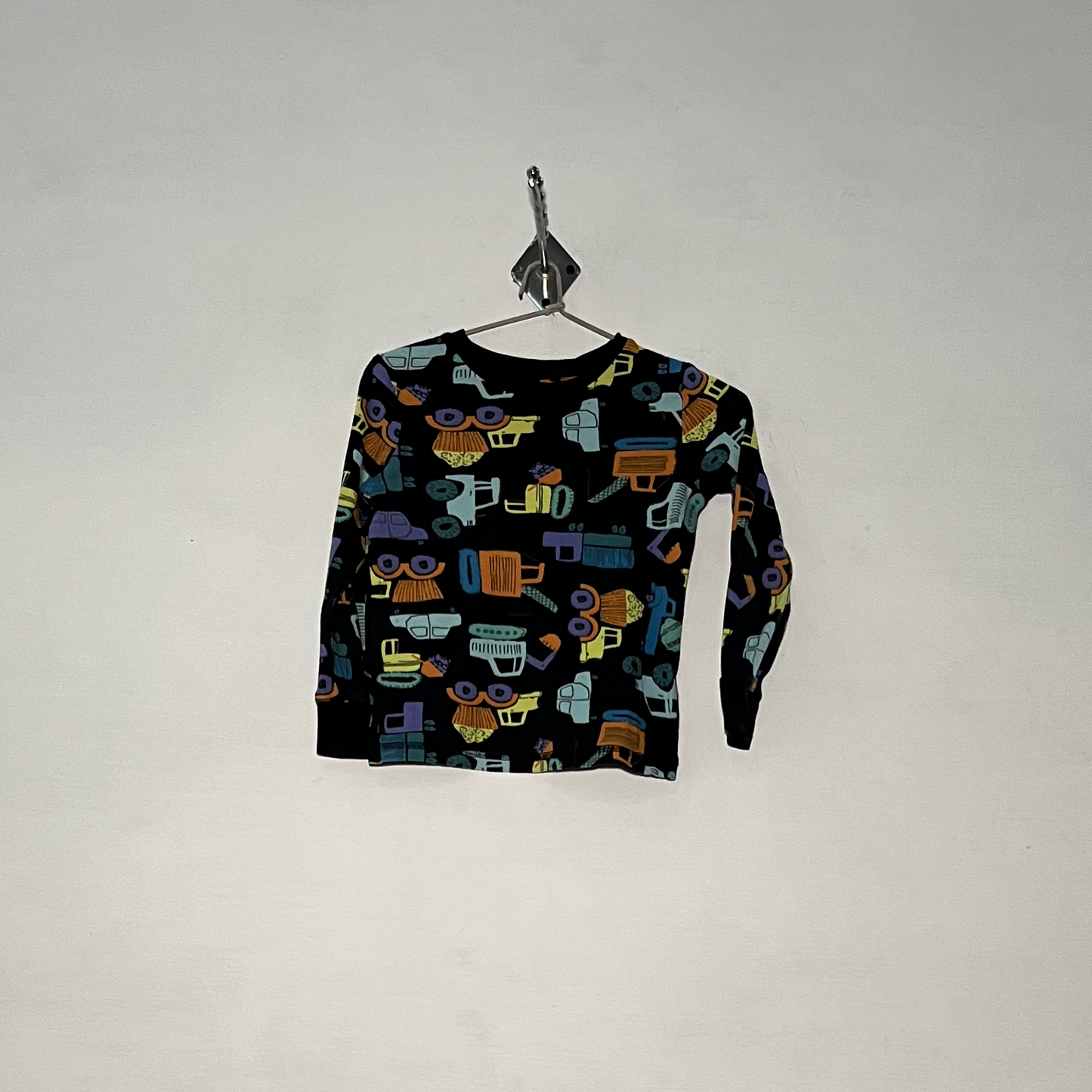 George Kids Printed Summer Outfit – Black Orange Preloved #3145