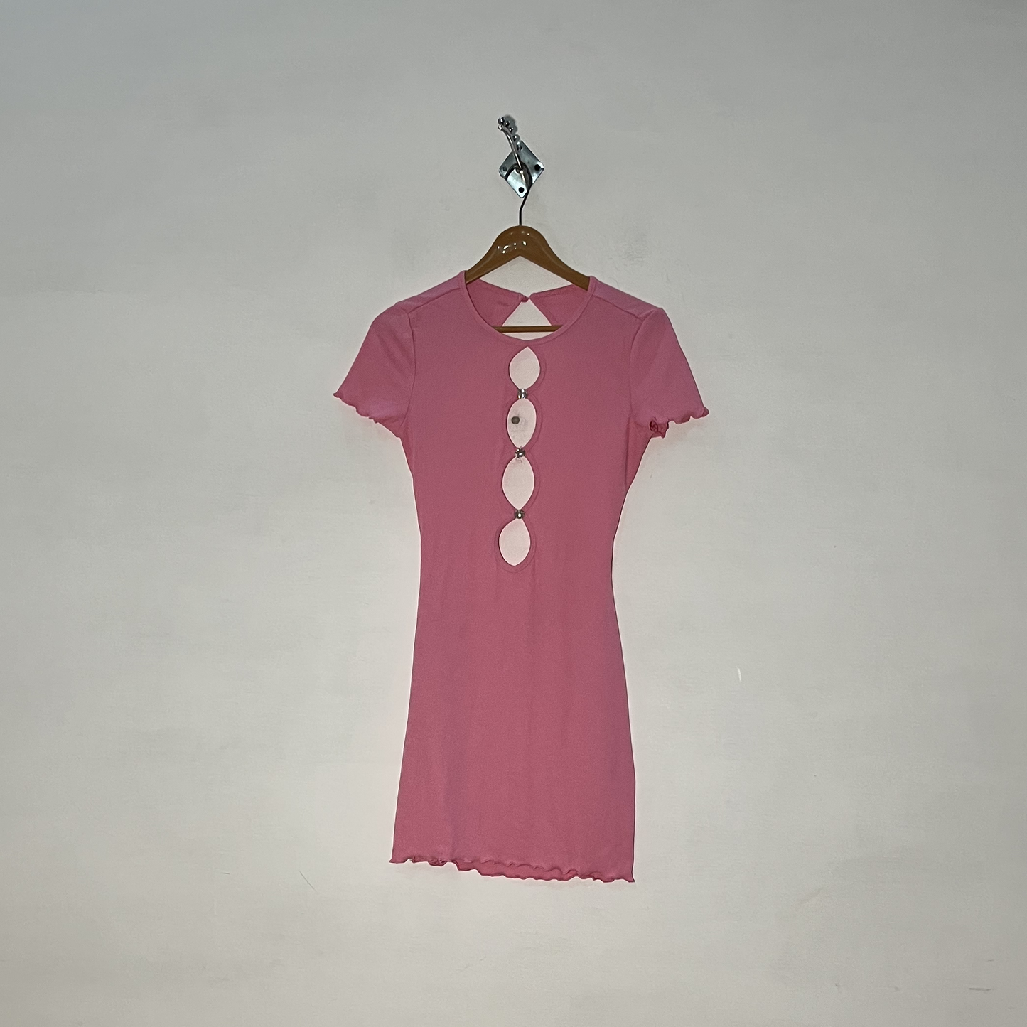 Pink Women Bodycon Casual Bodycon Dress #3197