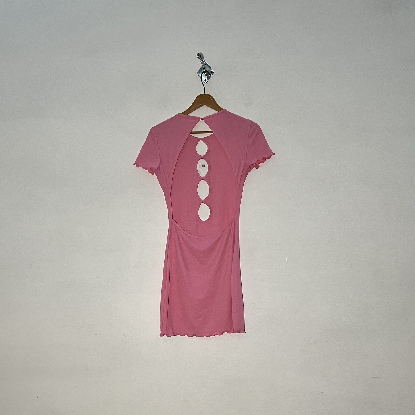 Pink Women Bodycon Casual Bodycon Dress #3197