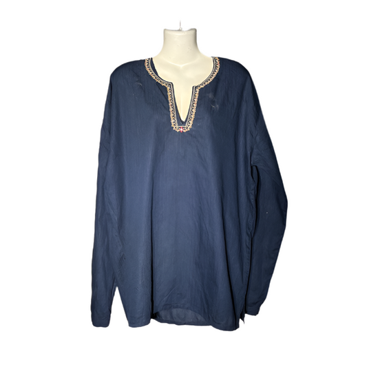 Navy blue Casual Wear Women's Blouse #1098