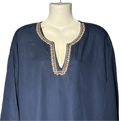 Navy blue Casual Wear Women's Blouse #1098