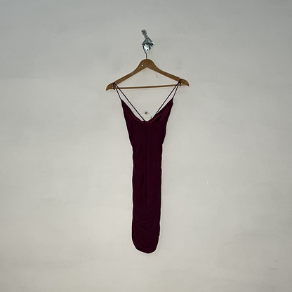 Brown Women Bodycon Casual Dress Preloved #3190