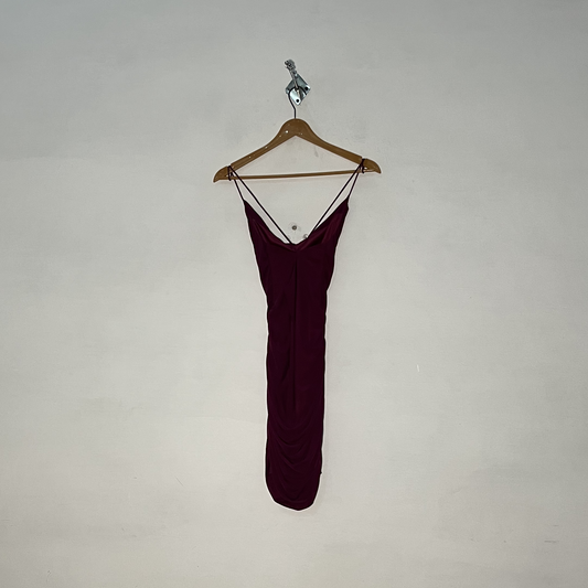 Brown Women Bodycon Casual Dress Preloved #3190