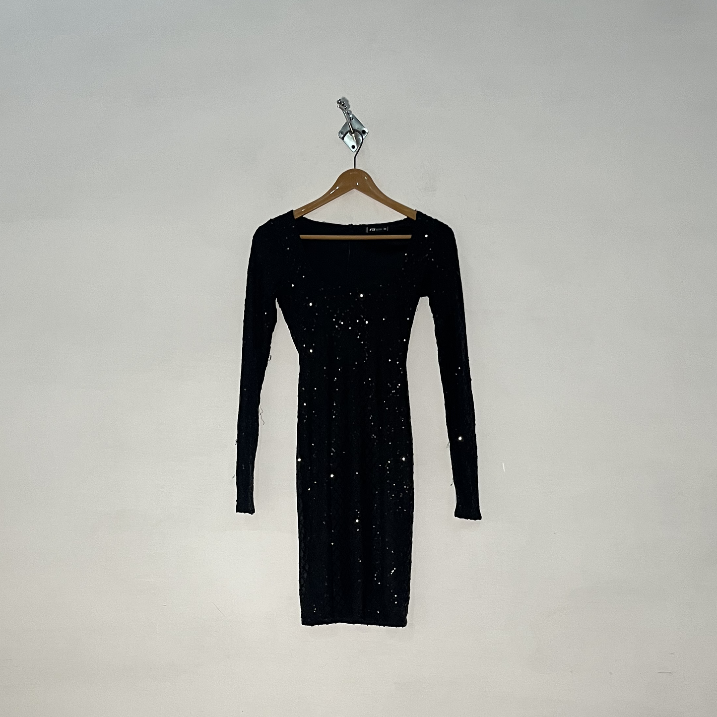 Black Women Bodycon Casual Dress Preloved #3191