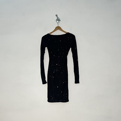 Black Women Bodycon Casual Dress Preloved #3191