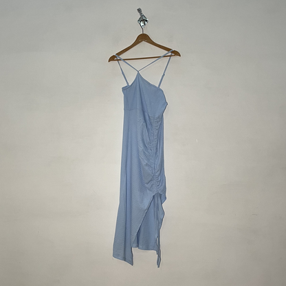 Sky Blue Women Bodycon Casual Dress #3178
